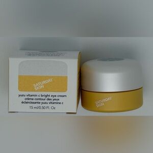 Saturday Skin Bright Eye Cream, A Buttery Eye Cream Infused w/Yuzu Fruit NIB NWT